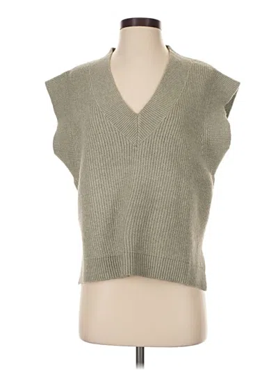 Pre-owned Miou Muse Sweater Vest In Gray