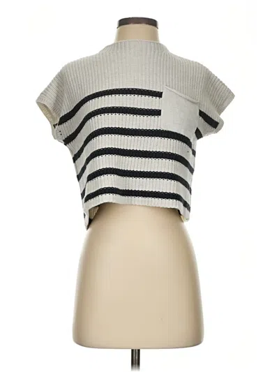 Pre-owned Miou Muse Sweater Vest In Gray