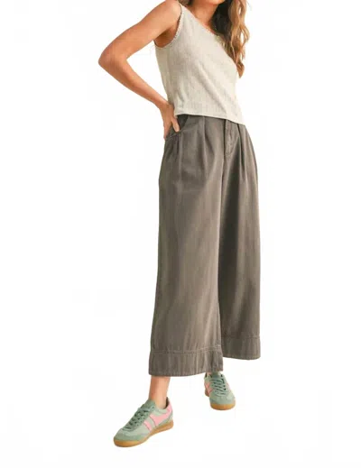 Miou Muse Trove Trousers In Charcoal In Gray