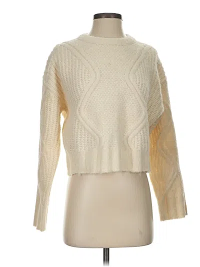 Pre-owned Miou Muse Turtleneck Sweater In Ivory