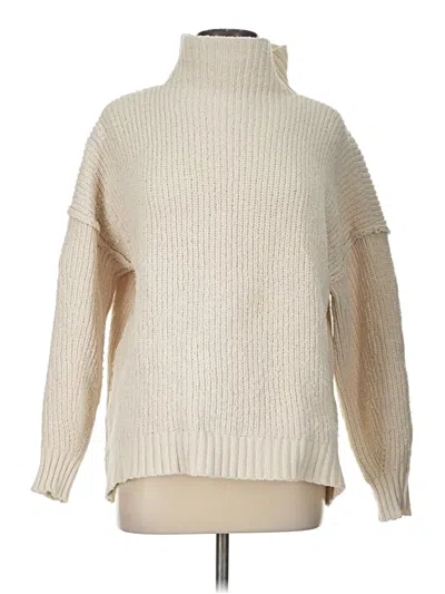 Pre-owned Miou Muse Turtleneck Sweater In Ivory
