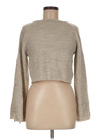 Pre-owned Miou Muse Turtleneck Sweater In Tan