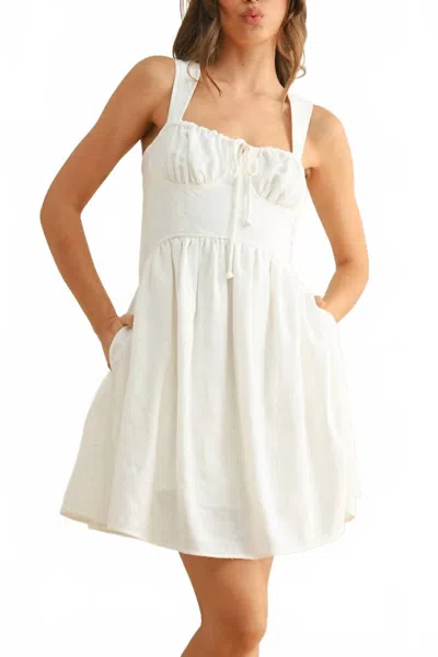 Miou Muse Wimberly Dress In White