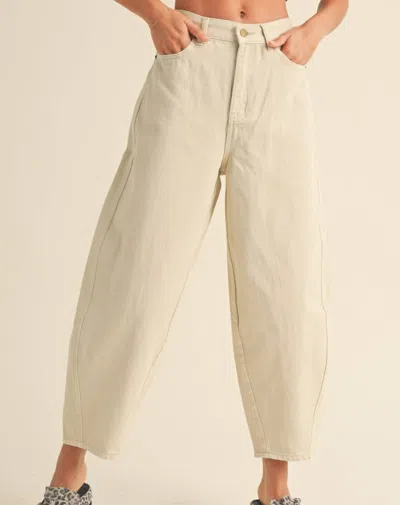 Miou Muse Women's Blessing Pants In Beige In Neutral