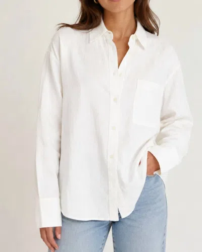 Miou Muse Women's Maeve Classic Shirt In White