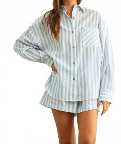 Miou Muse Wrightsville Sail Top In Blue