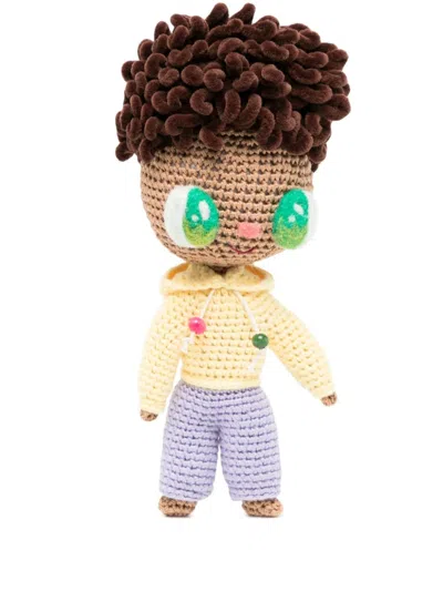 Mira Mikati Crochet-design Doll In Mehrfarbig