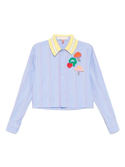 Mira Mikati Hemd Mit Gehäkeltem Patch