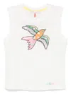 Mira Mikati Embroidered-bird Vest