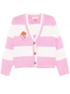 Mira Mikati Embroidered Signature Cardigan In Pink