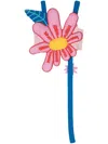 Mira Mikati Floral-appliqué Cropped Top In Pink