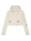 Mira Mikati Flower-embellishment Hoodie In Multi