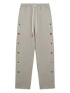 Mira Mikati Heart-detail Track Pants In Gray