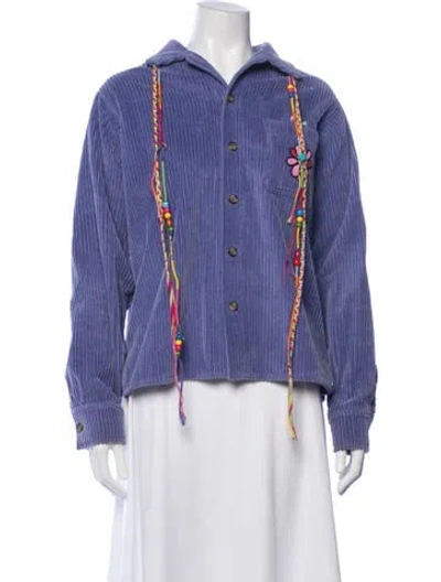 Pre-owned Mira Mikati Jacket In Purple