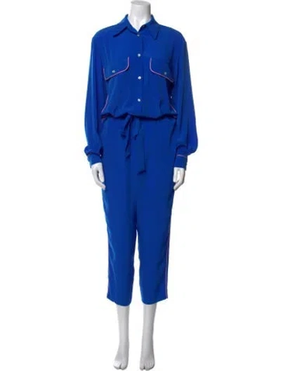 Pre-owned Mira Mikati Jumpsuit In Blue