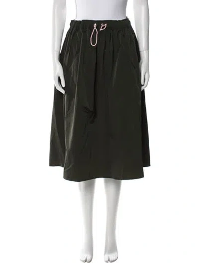 Pre-owned Mira Mikati Knee-length Skirt In Green
