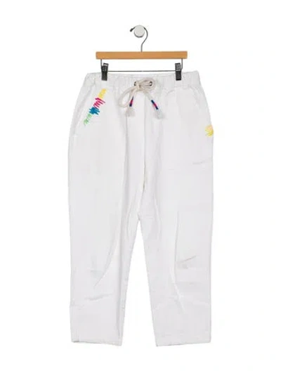 Pre-owned Mira Mikati Mid-rise Straight Leg Jeans In Blue