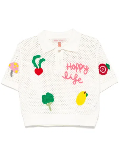 Mira Mikati Polo T-shirt In White