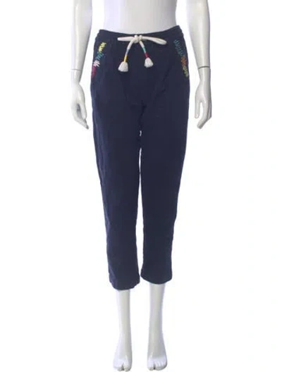 Pre-owned Mira Mikati Straight Leg Pants In Blue