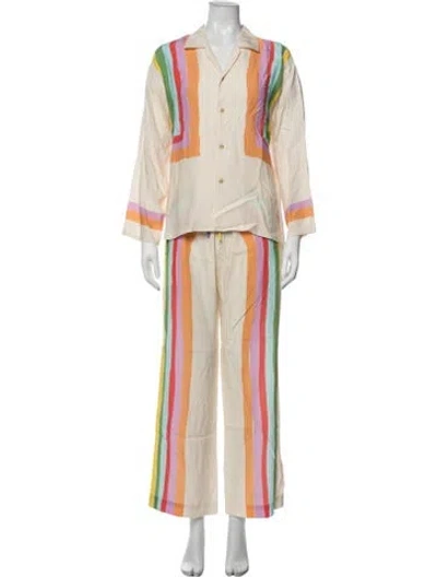 Pre-owned Mira Mikati Striped Set In Multicolor