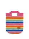Mira Mikati Striped Tote Bag In Rosa