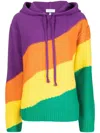 Mira Mikati Wavey Stripe-print Hoodie In Multicolour