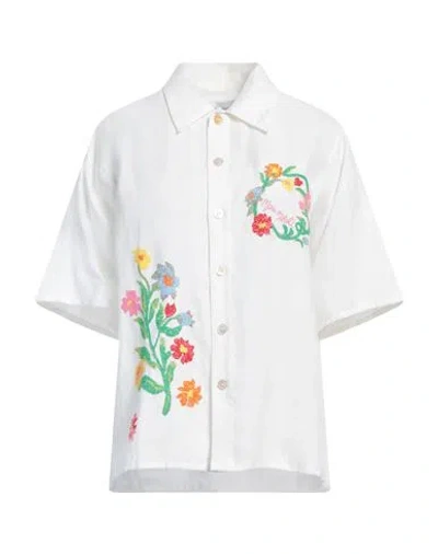 Mira Mikati Woman Shirt White Size 6 Hemp