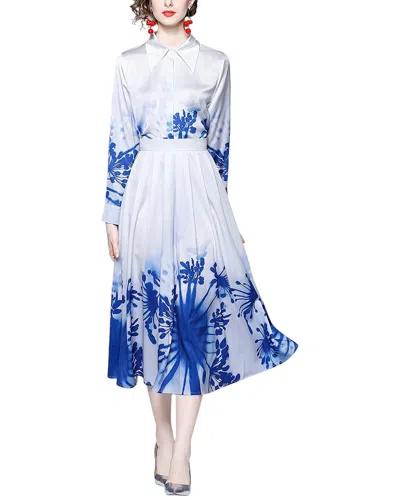 Mira Richi 2pc Shirt & Skirt Set In White