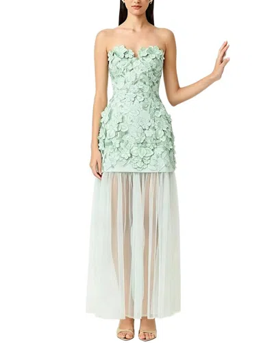 Mira Richi Embellished Maxi Dress In Blue