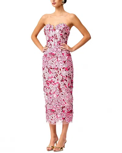 Mira Richi Embellished Midi Dress In Multi