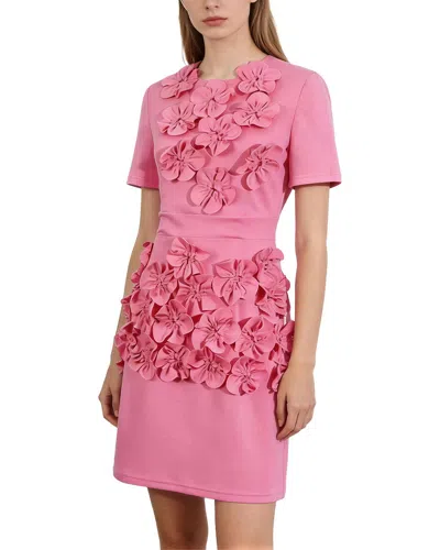 Mira Richi Embellished Mini Dress In Pink