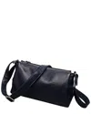 Mira Richi Leather Crossbody Bag In Blue