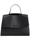 Mira Richi Leather Tote Bag In Black