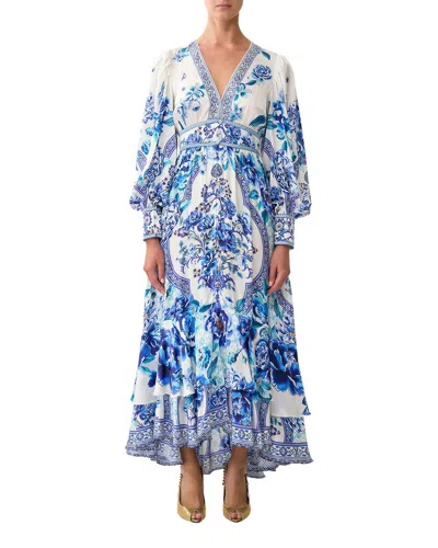 Mira Richi Maxi Dress In Blue