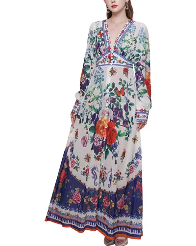 Mira Richi Maxi Dress In Blue
