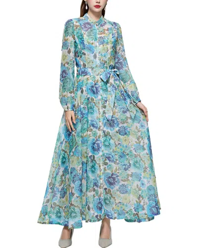 Mira Richi Maxi Dress In Blue