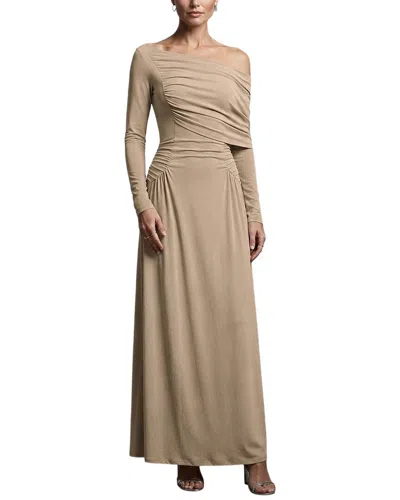 Mira Richi Maxi Dress In Brown