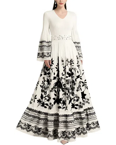 Mira Richi Maxi Dress In Neutral