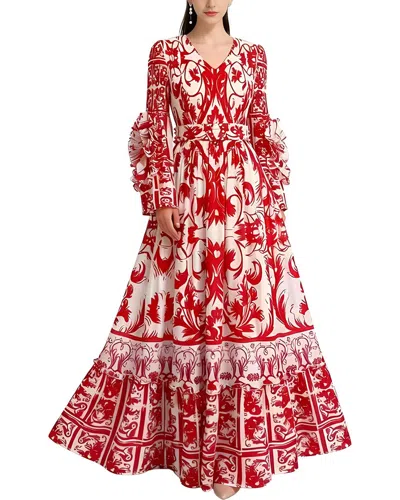 Mira Richi Maxi Dress In Red