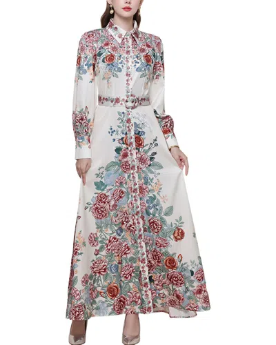 Mira Richi Maxi Dress In White