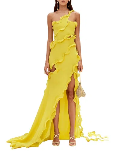 Mira Richi Maxi Dress In Yellow