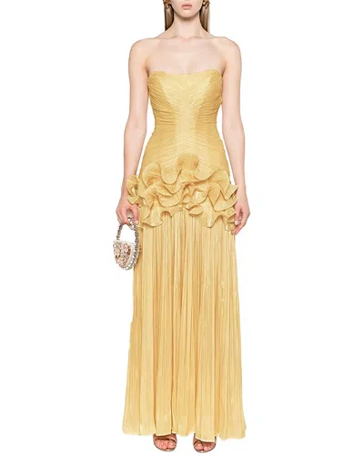 Mira Richi Maxi Dress In Yellow