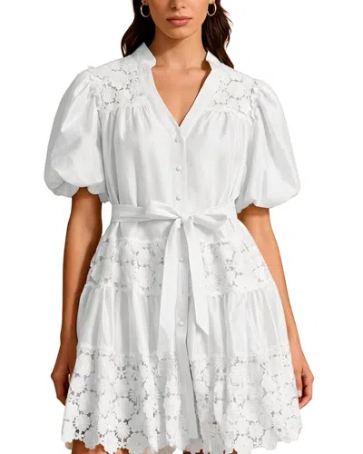Mira Richi Midi Dress In White