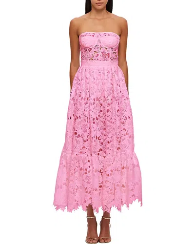 Mira Richi Midi Dress In Pink