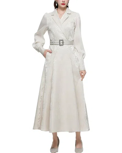 Mira Richi Midi Dress In White