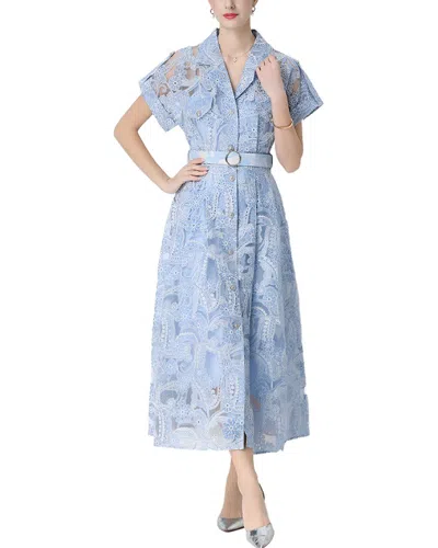 Mira Richi Midi Dress In Blue