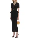 Mira Richi Midi Dress In Black