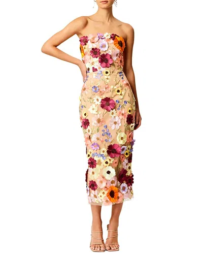 Mira Richi Midi Dress In Black