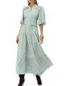 Mira Richi Midi Dress In Blue