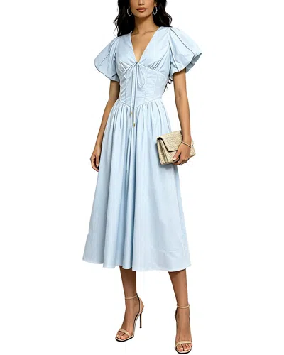 Mira Richi Midi Dress In Blue